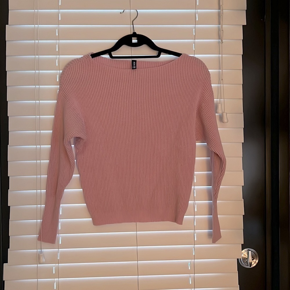 🍁Ready 4 Fall? Super Cute & Cozy Waffle Knit Sweater, Baby Pink  Soo Soft!💕🛍️